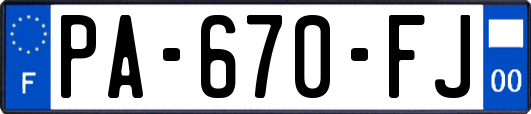PA-670-FJ
