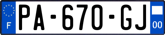 PA-670-GJ