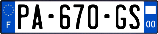 PA-670-GS