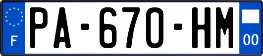 PA-670-HM