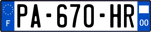 PA-670-HR