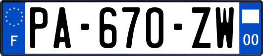PA-670-ZW