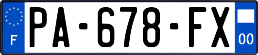 PA-678-FX