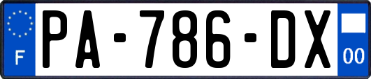 PA-786-DX