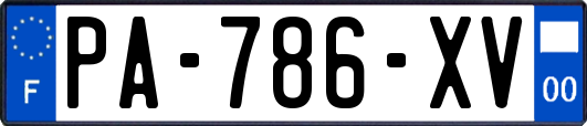 PA-786-XV