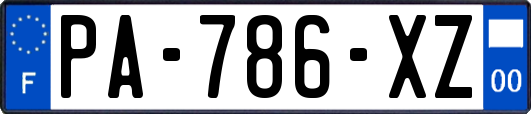 PA-786-XZ