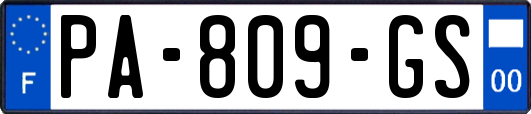 PA-809-GS