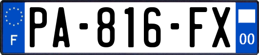 PA-816-FX