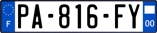 PA-816-FY