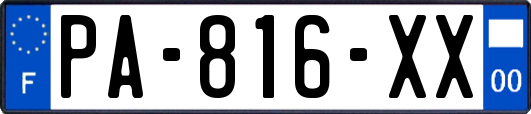 PA-816-XX