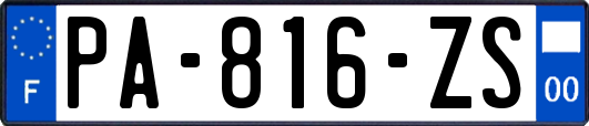 PA-816-ZS