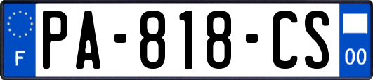 PA-818-CS