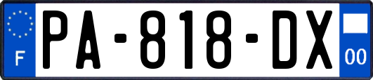 PA-818-DX