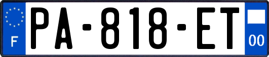 PA-818-ET