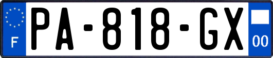 PA-818-GX