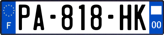 PA-818-HK
