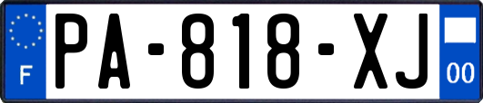 PA-818-XJ