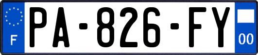 PA-826-FY