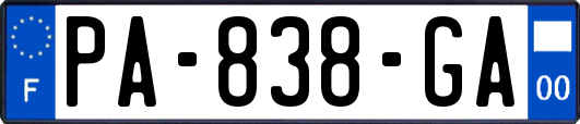 PA-838-GA