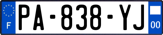 PA-838-YJ