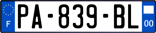 PA-839-BL