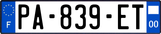 PA-839-ET