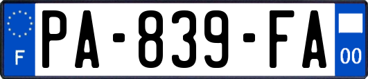 PA-839-FA