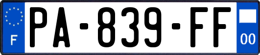 PA-839-FF