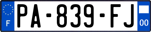 PA-839-FJ