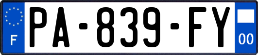 PA-839-FY