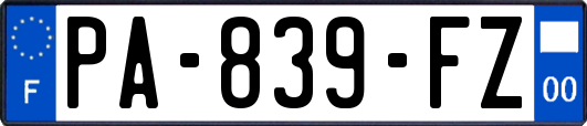 PA-839-FZ
