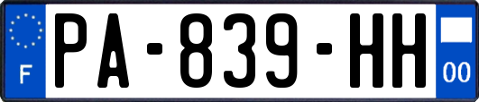 PA-839-HH