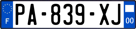PA-839-XJ