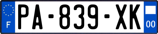 PA-839-XK