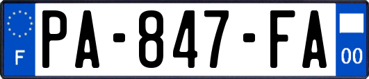 PA-847-FA