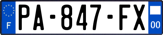 PA-847-FX
