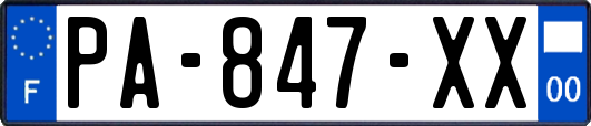 PA-847-XX