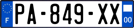 PA-849-XX