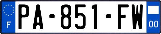 PA-851-FW
