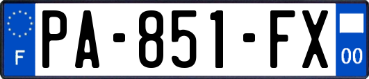 PA-851-FX