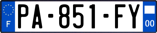 PA-851-FY