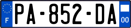 PA-852-DA