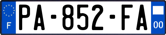 PA-852-FA