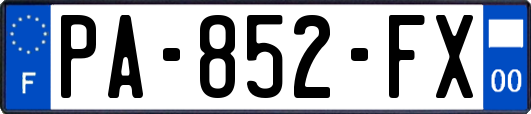 PA-852-FX