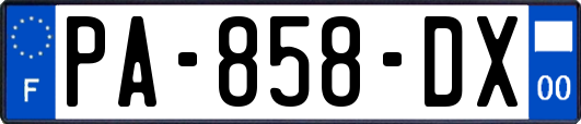 PA-858-DX