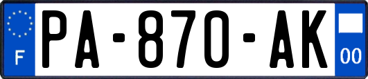 PA-870-AK