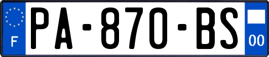 PA-870-BS
