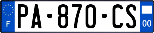 PA-870-CS