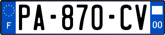 PA-870-CV