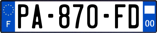 PA-870-FD